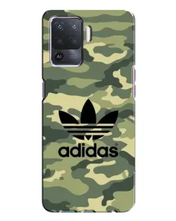 Чехол для OPPO A94 с картинкой «Милитари стиль Adidas» Чехол для OPPO A94 с картинкой «Милитари стиль Adidas»