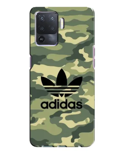 Чехол для OPPO A94 с картинкой «Милитари стиль Adidas»