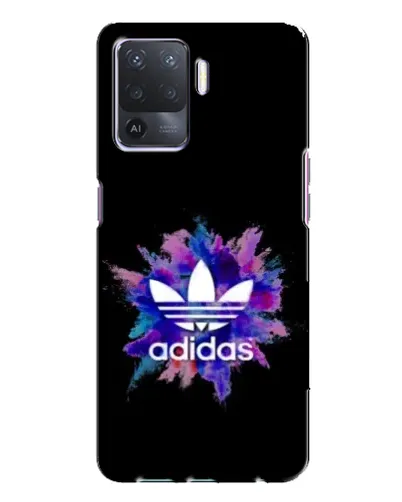 Чехол для OPPO A94 с картинкой «Взрыв красок Adidas»