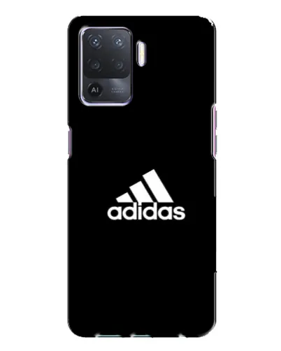 Чехол для OPPO A94 с картинкой «Черная классика Adidas»