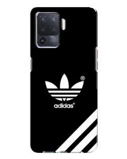 Чехол для OPPO A94 с картинкой «Adidas с диагональными полосами»