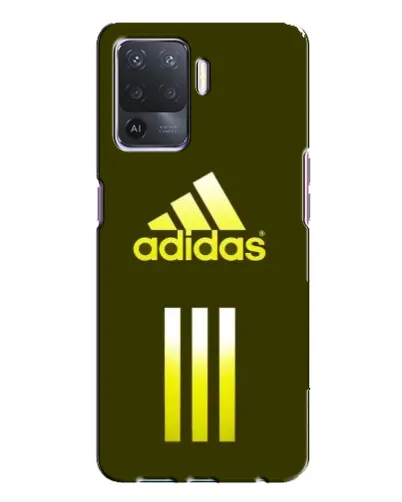 Чехол для OPPO A94 с картинкой «Оливковый градиент Adidas»