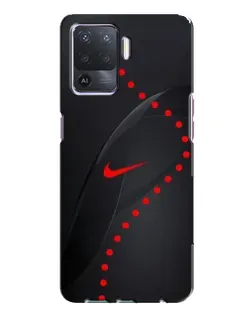 Чехол для OPPO A94 с картинкой «Абстрактный дизайн Nike»
