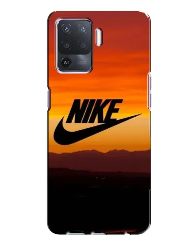 Чехол для OPPO A94 с картинкой «Nike — вечерний горизонт»
