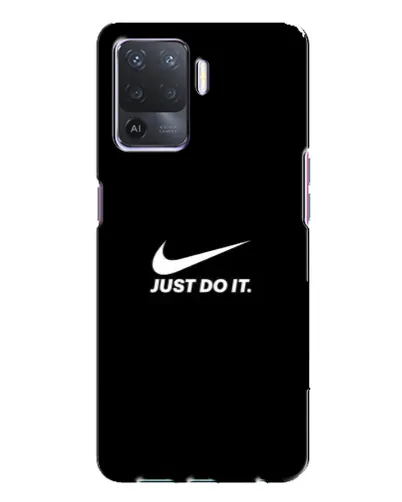 Чехол для OPPO A94 с картинкой «Минимализм от Nike»