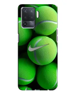 Чехол для OPPO A94 с картинкой «Теннисные мячи Найк»