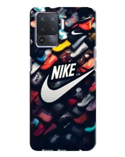 Чехол для OPPO A94 с картинкой «Коллекция кроссовок Nike»