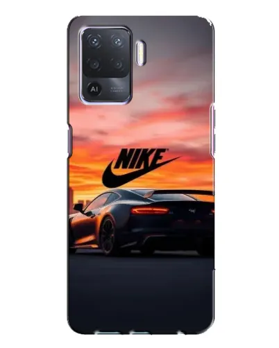 Чехол для OPPO A94 с картинкой «Nike и суперкар»