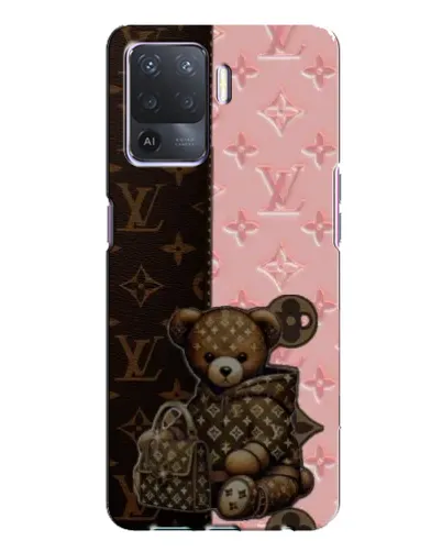 Чехол для OPPO A94 с картинкой «Мишка в стиле LV»