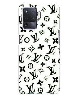 Чехол для OPPO A94 с картинкой «Монохромный хаос LV» Чехол для OPPO A94 с картинкой «Монохромный хаос LV»