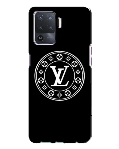 Чехол для OPPO A94 с картинкой «LV — печать стиля»