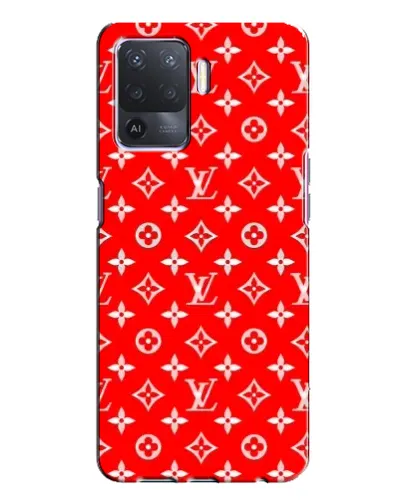 Чехол для OPPO A94 с картинкой «Яркий паттерн LV»