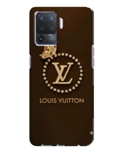 Чехол для OPPO A94 с картинкой «LV — золотая печать»