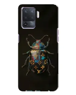 Чехол для OPPO A94 с картинкой «LV — мраморный принт»