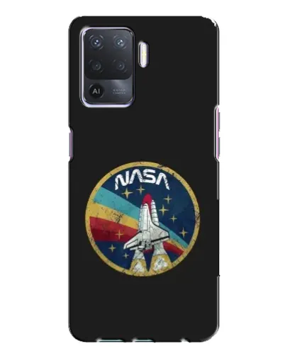 Чехол для OPPO A94 с картинкой «NASA — эмблема миссии»