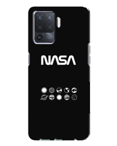 Чехол для OPPO A94 с картинкой «NASA — технический принт»