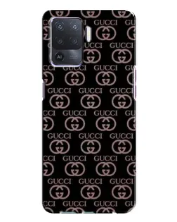 Чехол для OPPO A94 с картинкой «Классическая монограмма Gucci»