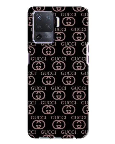 Чехол для OPPO A94 с картинкой «Классическая монограмма Gucci»