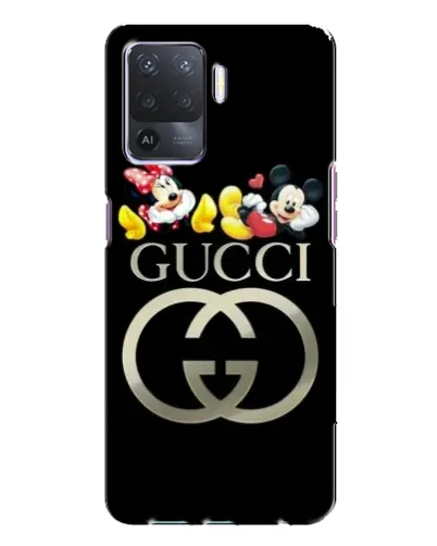 Чехол для OPPO A94 с картинкой «Gucci — герои Disney»