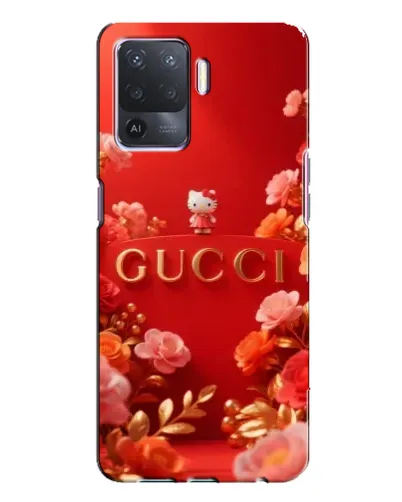 Чехол для OPPO A94 с картинкой «Gucci — золотой сад»