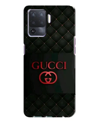 Чехол для OPPO A94 с картинкой «Gucci — стеганый черный»