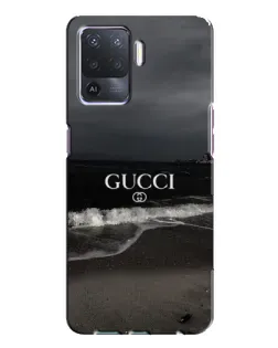 Чехол для OPPO A94 с картинкой «Gucci — морской прибой»