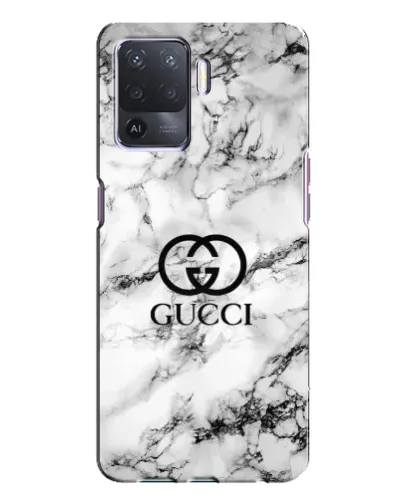 Чехол для OPPO A94 с картинкой «Gucci — мраморный шик»
