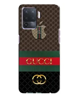 Чехол для OPPO A94 с картинкой «Gucci — брендированный десерт»