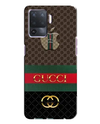 Чехол для OPPO A94 с картинкой «Gucci — брендированный десерт»