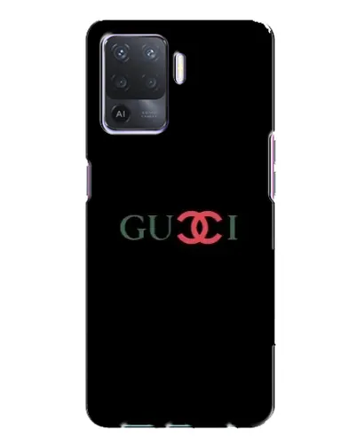 Чехол для OPPO A94 с картинкой «Gucci — красный градиент»