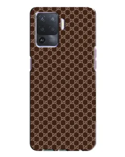 Чохол для OPPO A94 з картинкою «Gucci — шоколадна сітка»