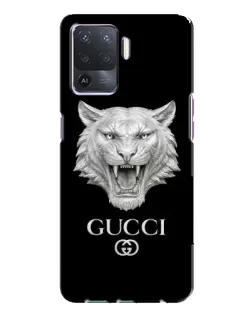 Чохол для OPPO A94 з картинкою «Gucci — срібний лев» Чохол для OPPO A94 з картинкою «Gucci — срібний лев»