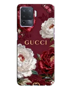 Чохол для OPPO A94 з картинкою «Gucci — бордові троянди» Чохол для OPPO A94 з картинкою «Gucci — бордові троянди»
