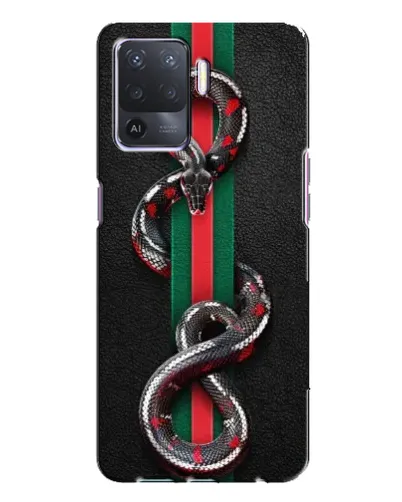 Чохол для OPPO A94 з картинкою «Gucci — змія на смузі» Чохол для OPPO A94 з картинкою «Gucci — змія на смузі»