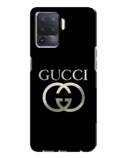Чохол для OPPO A94 з картинкою «Gucci — золото на чорному» Чохол для OPPO A94 з картинкою «Gucci — золото на чорному»