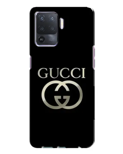 Чохол для OPPO A94 з картинкою «Gucci — золото на чорному» Чохол для OPPO A94 з картинкою «Gucci — золото на чорному»
