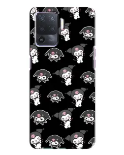 Чохол для OPPO A94 з картинкою «Чорний паттерн Kuromi» Чохол для OPPO A94 з картинкою «Чорний паттерн Kuromi»