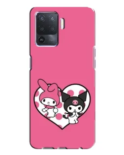Чохол для OPPO A94 з картинкою «Kuromi та My Melody» Чохол для OPPO A94 з картинкою «Kuromi та My Melody»