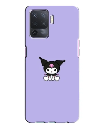 Чохол для OPPO A94 з картинкою «Kuromi — фіолетовий мінімалізм»
