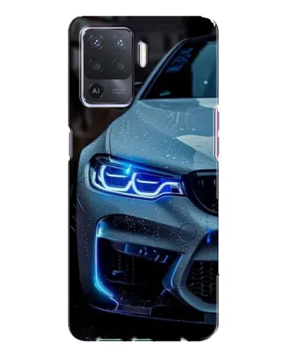 Чехол для OPPO A94 с картинкой «Взгляд BMW с синими фарами» Чехол для OPPO A94 с картинкой «Взгляд BMW с синими фарами»