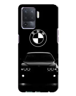 Чехол для OPPO A94 с картинкой «BMW — взгляд из темноты» Чехол для OPPO A94 с картинкой «BMW — взгляд из темноты»
