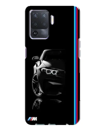 Чехол для OPPO A94 с картинкой «Силуэт BMW в темноте» Чехол для OPPO A94 с картинкой «Силуэт BMW в темноте»