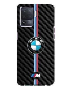 Чехол для OPPO A94 с картинкой «Эмблема BMW и карбон» Чехол для OPPO A94 с картинкой «Эмблема BMW и карбон»