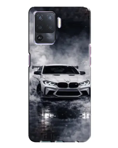 Чехол для OPPO A94 с картинкой «BMW сквозь туман» Чехол для OPPO A94 с картинкой «BMW сквозь туман»