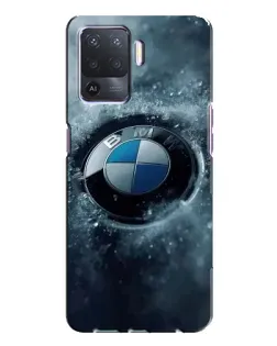 Чехол для OPPO A94 с картинкой «Логотип BMW — лед» Чехол для OPPO A94 с картинкой «Логотип BMW — лед»