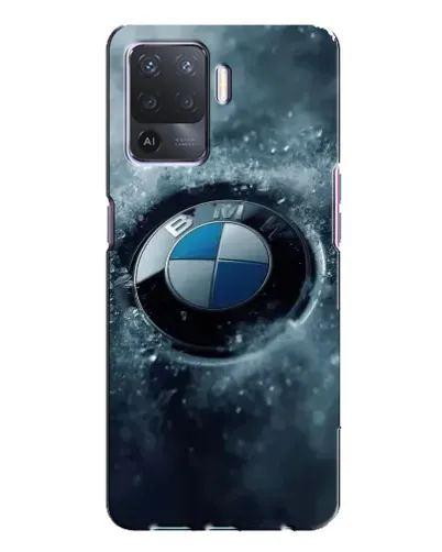 Чехол для OPPO A94 с картинкой «Логотип BMW — лед» Чехол для OPPO A94 с картинкой «Логотип BMW — лед»
