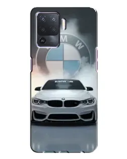 Чехол для OPPO A94 с картинкой «BMW в белом дыму» Чехол для OPPO A94 с картинкой «BMW в белом дыму»