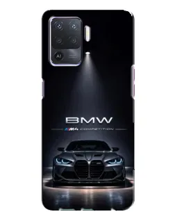 Чехол для OPPO A94 с картинкой «BMW сквозь ночной город» Чехол для OPPO A94 с картинкой «BMW сквозь ночной город»