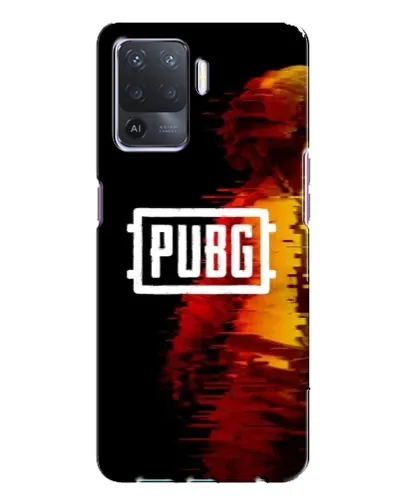 Чехол для OPPO A94 с картинкой «Яркий логотип PUBG»
