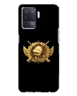 Чохол для OPPO A94 з картинкою «PUBG — помаранчевий градієнт»